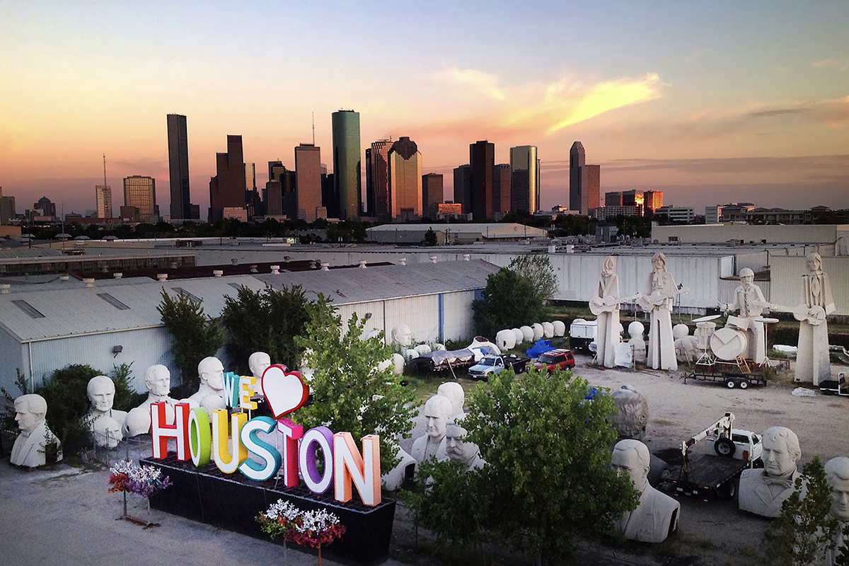 We Love Houston Sunset